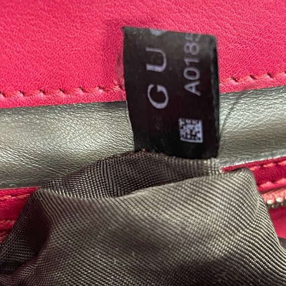 Gucci Interlocking G Top Handle Bag in Red Calfskin Leather - Preowned - Picture 11 of 16